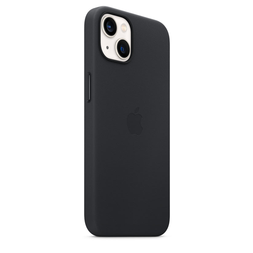 iPhone 13 Leather Case with MagSafe - Midnight