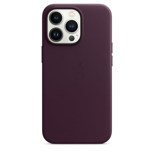 iPhone 13 Pro Leather Case with MagSafe - Dark Cherry