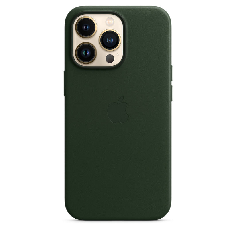 iPhone 13 Pro Leather Case with MagSafe - Sequoia Green