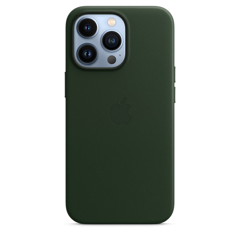 iPhone 13 Pro Leather Case with MagSafe - Sequoia Green