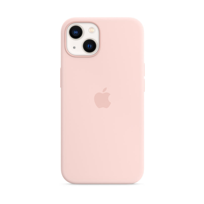 iPhone 13 Silicone Case with MagSafe - Chalk Pink