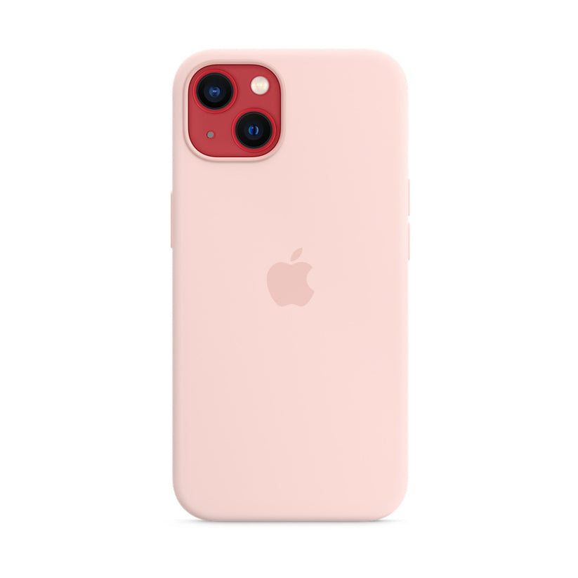 iPhone 13 Silicone Case with MagSafe - Chalk Pink