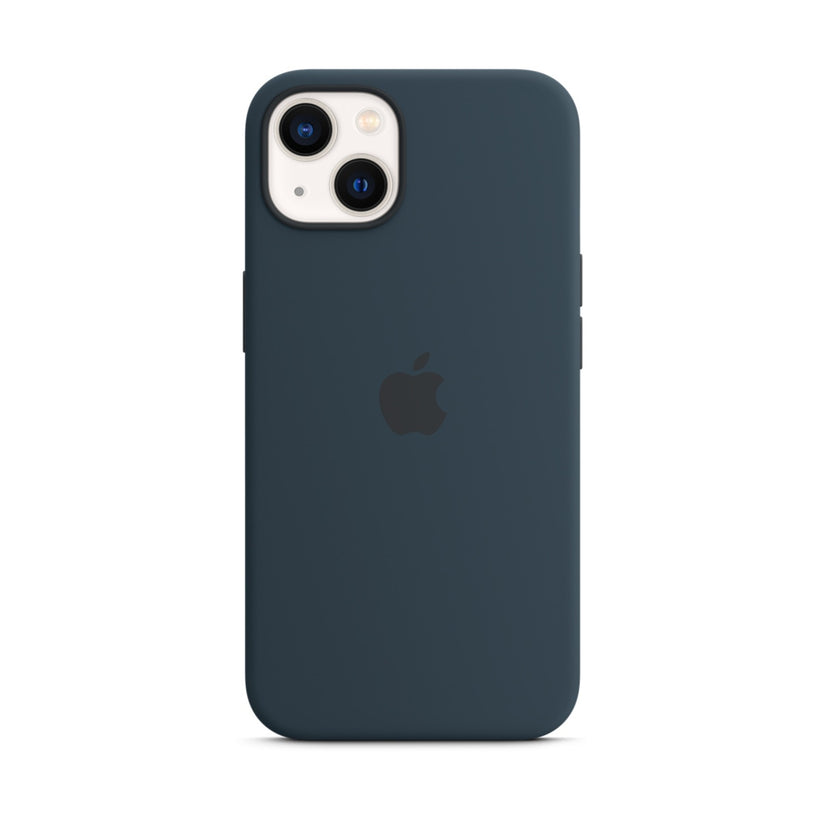 iPhone 13 Silicone Case with MagSafe - Abyss Blue