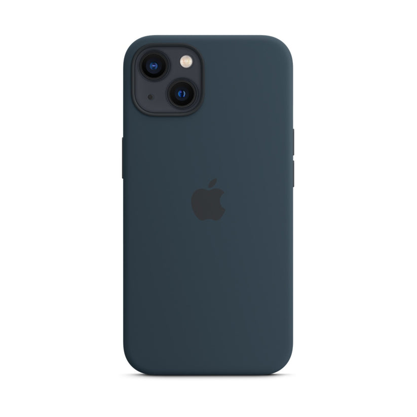 iPhone 13 Silicone Case with MagSafe - Abyss Blue