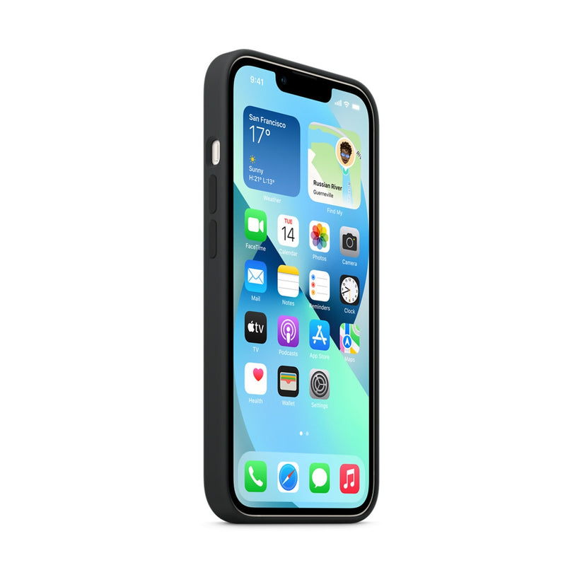 iPhone 13 Silicone Case with MagSafe - Midnight