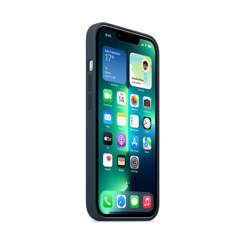 iPhone 13 Pro Silicone Case with MagSafe - Abyss Blue