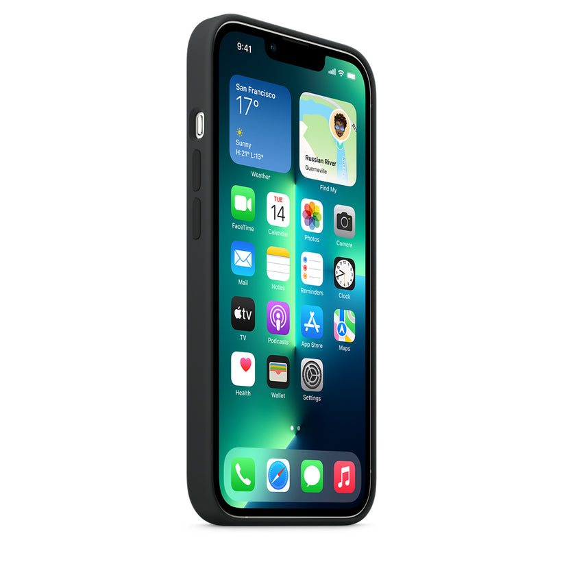 iPhone 13 Pro Silicone Case with MagSafe - Midnight