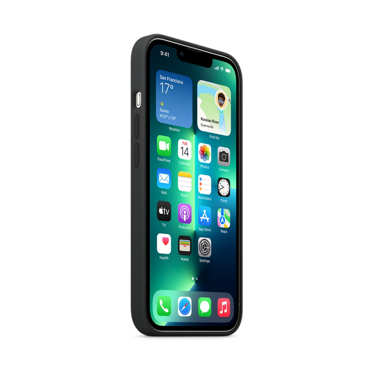 iPhone 13 Pro Silicone Case with MagSafe - Midnight
