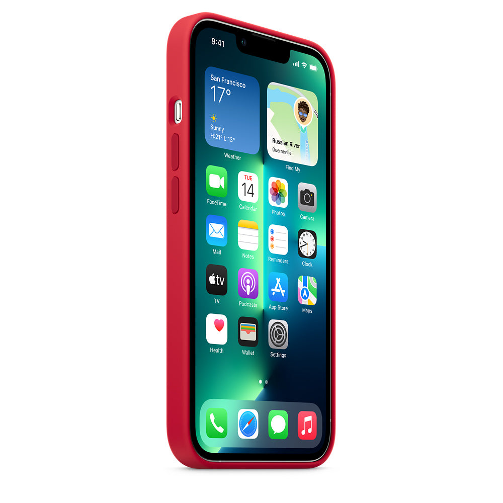 iPhone 13 Silicone Case with MagSafe - (PRODUCT)RED