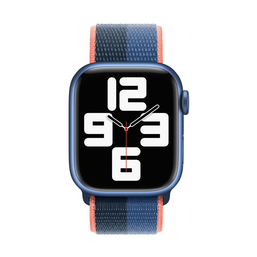Apple Watch 41mm Band: Blue Jay/Abyss Blue Sport Loop (Seasonal Spring 2022)