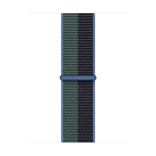 Apple Watch 41mm Band: Midnight/Eucalyptus Sport Loop (Seasonal Spring 2022) (Seasonal Spring 2022)