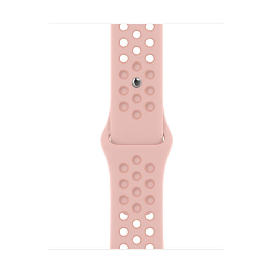 Apple Watch 45mm Nike Band: Pink Oxford/Rose Whisper Nike Sport Band - Regular (Seasonal Spring 2022