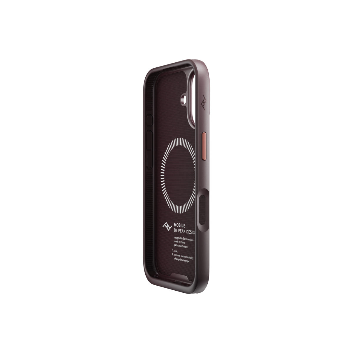 Kryt pre iPhone 16 Peak Design Mobile Everyday Fabric Case - slivkovo modrý