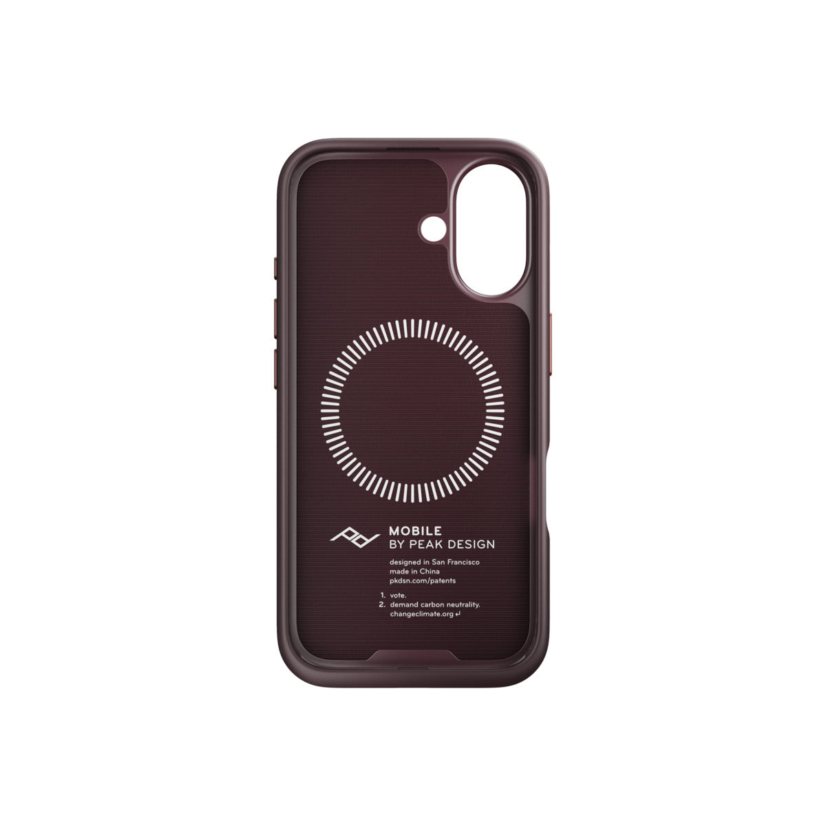 Kryt pre iPhone 16 Peak Design Mobile Everyday Fabric Case - slivkovo modrý