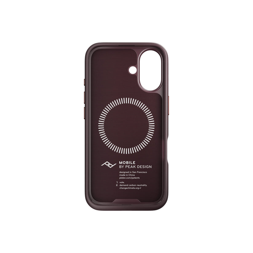 Kryt pre iPhone 16 Peak Design Mobile Everyday Fabric Case - slivkovo modrý