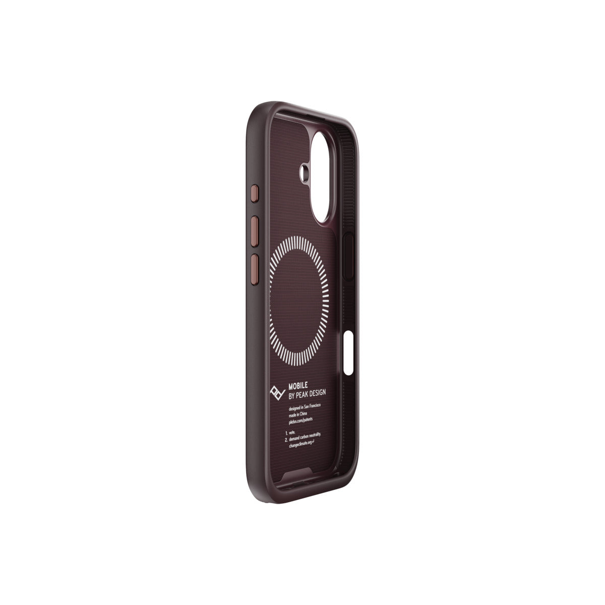 Kryt pre iPhone 16 Peak Design Mobile Everyday Fabric Case - slivkovo modrý