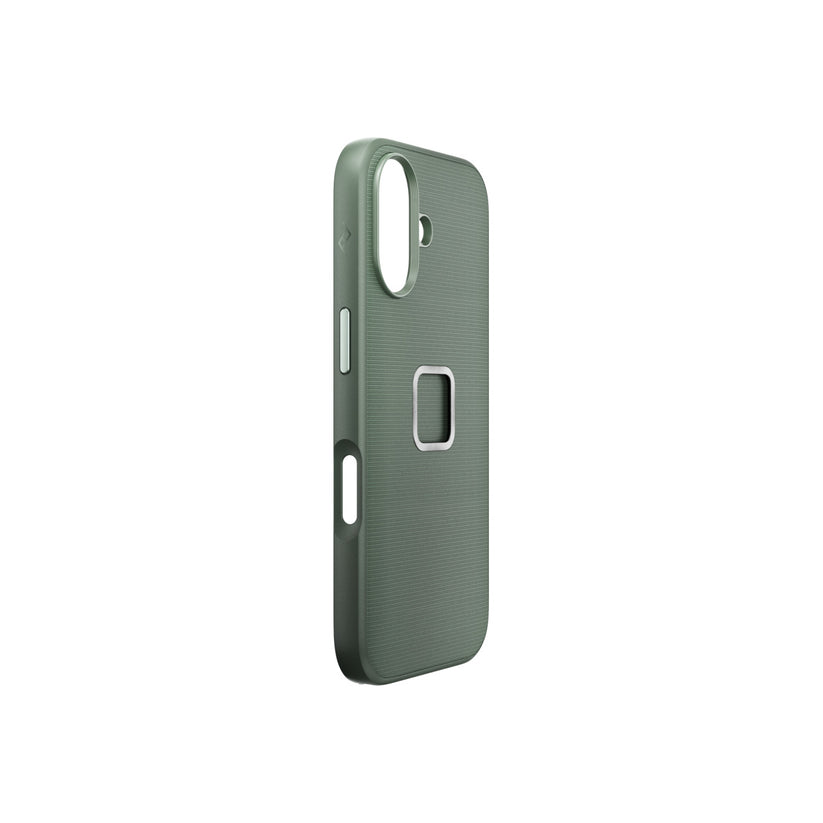 Kryt pre iPhone 16 Peak Design Mobile Everyday Fabric Case - šalviovo zelený