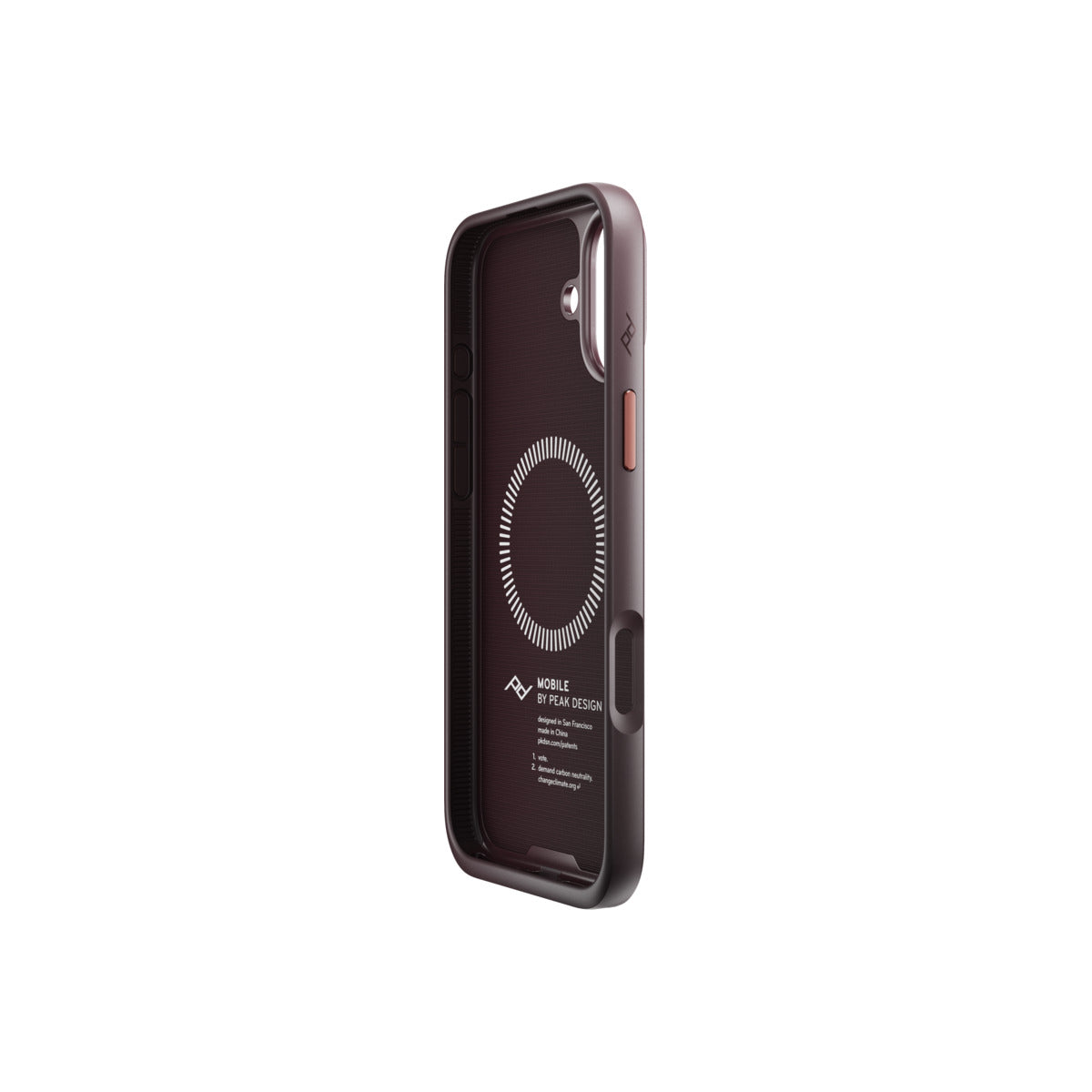 Kryt pre iPhone 16 Plus Peak Design Mobile Everyday Fabric Case - slivkovo modrý