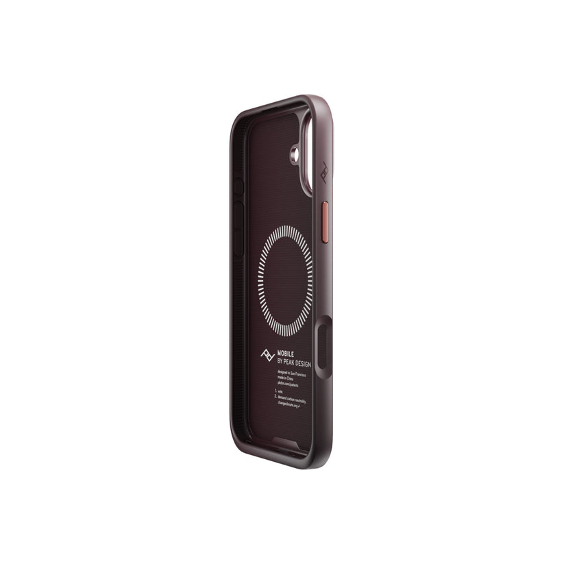 Kryt pre iPhone 16 Plus Peak Design Mobile Everyday Fabric Case - slivkovo modrý