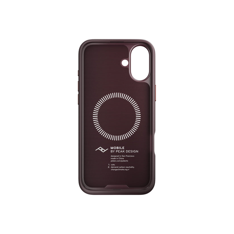 Kryt pre iPhone 16 Plus Peak Design Mobile Everyday Fabric Case - slivkovo modrý