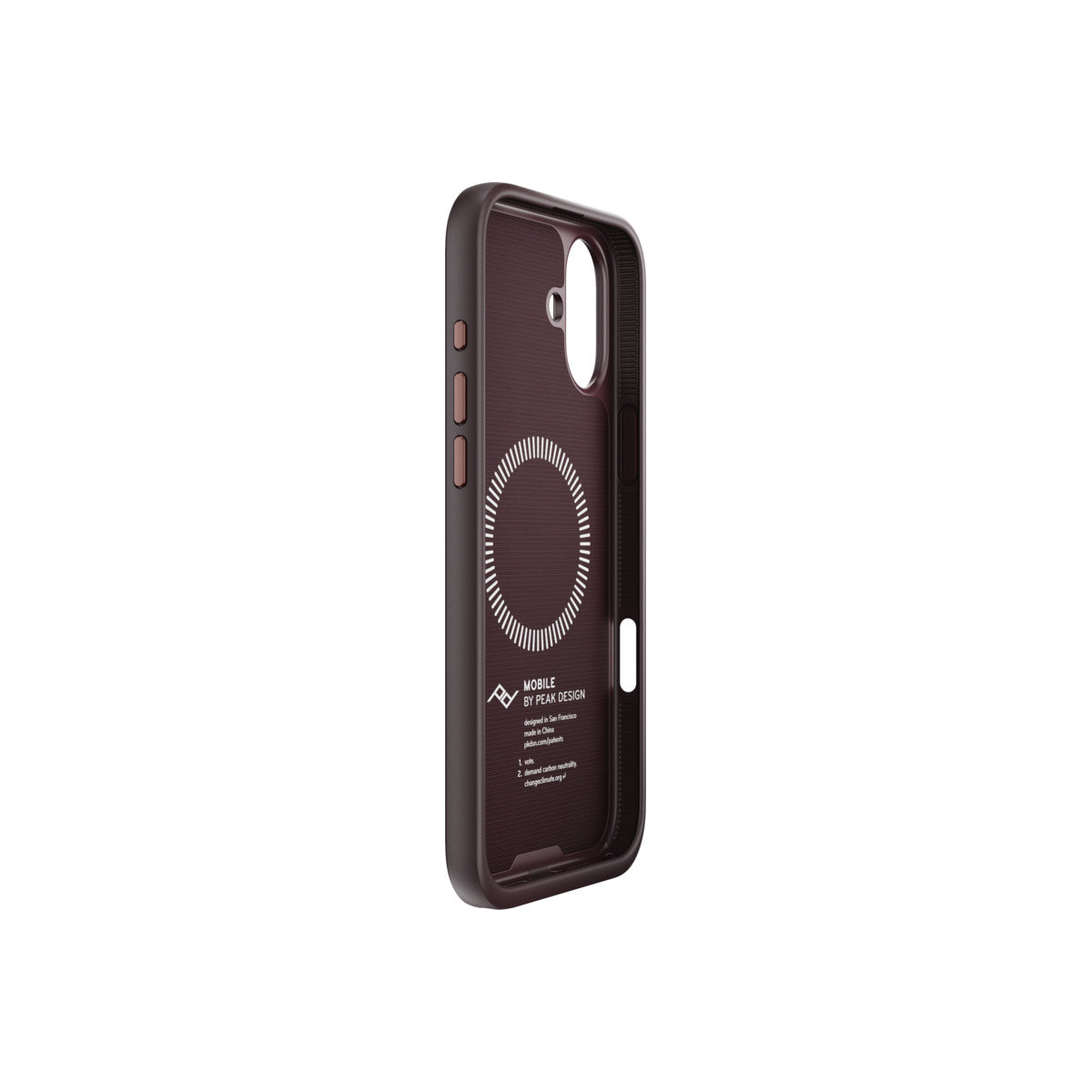 Kryt pre iPhone 16 Plus Peak Design Mobile Everyday Fabric Case - slivkovo modrý