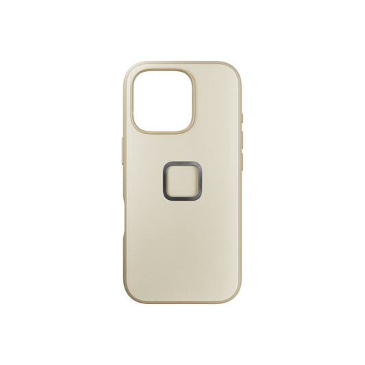 Kryt pre iPhone 16 Pro Peak Design Mobile Everyday Clarino Case - svetlo béžový