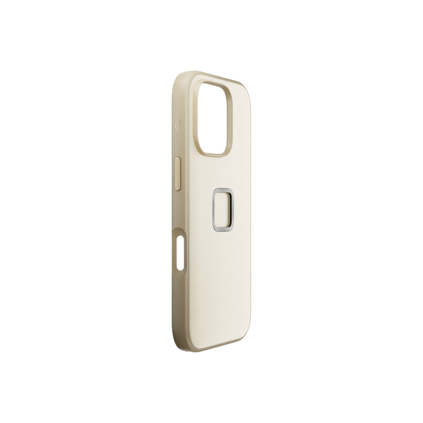 Kryt pre iPhone 16 Pro Peak Design Mobile Everyday Clarino Case - svetlo béžový
