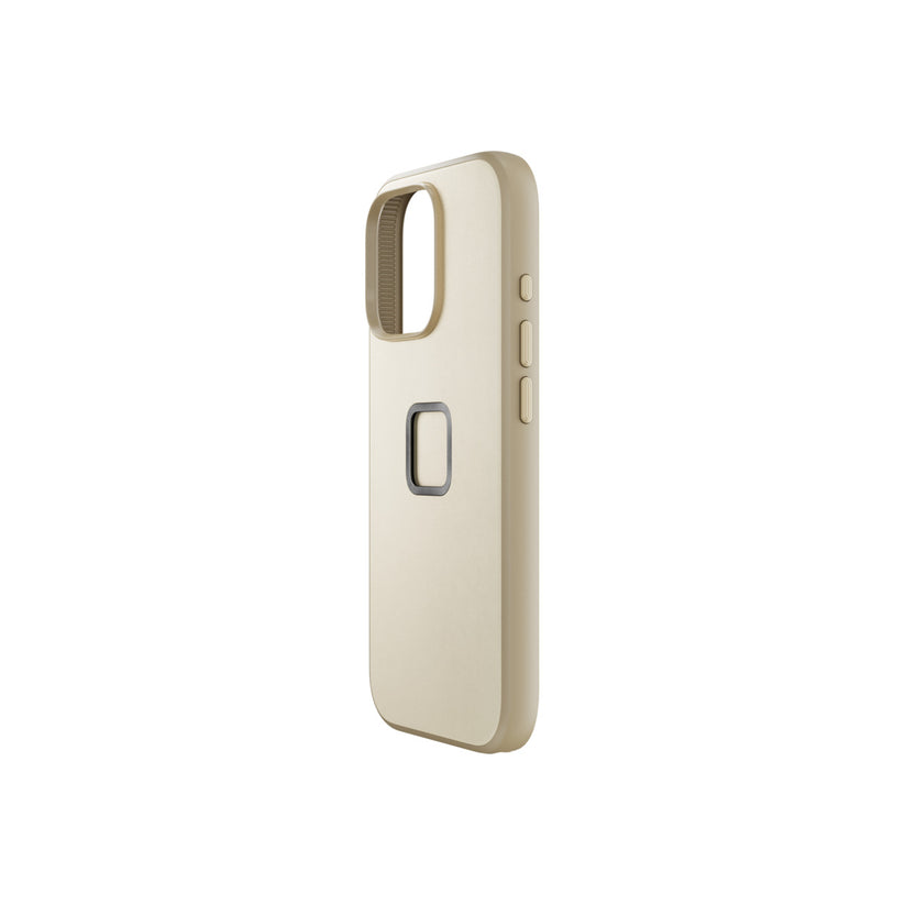 Kryt pre iPhone 16 Pro Peak Design Mobile Everyday Clarino Case - svetlo béžový