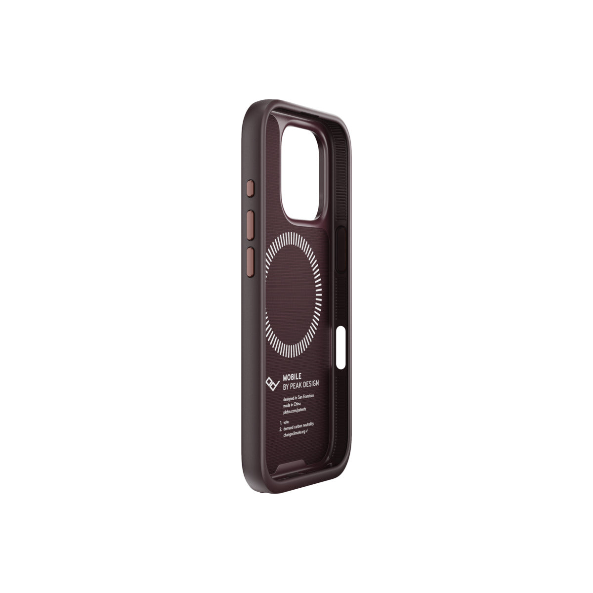 Kryt pre iPhone 16 Pro Peak Design Mobile Everyday Fabric Case - slivkovo modrý