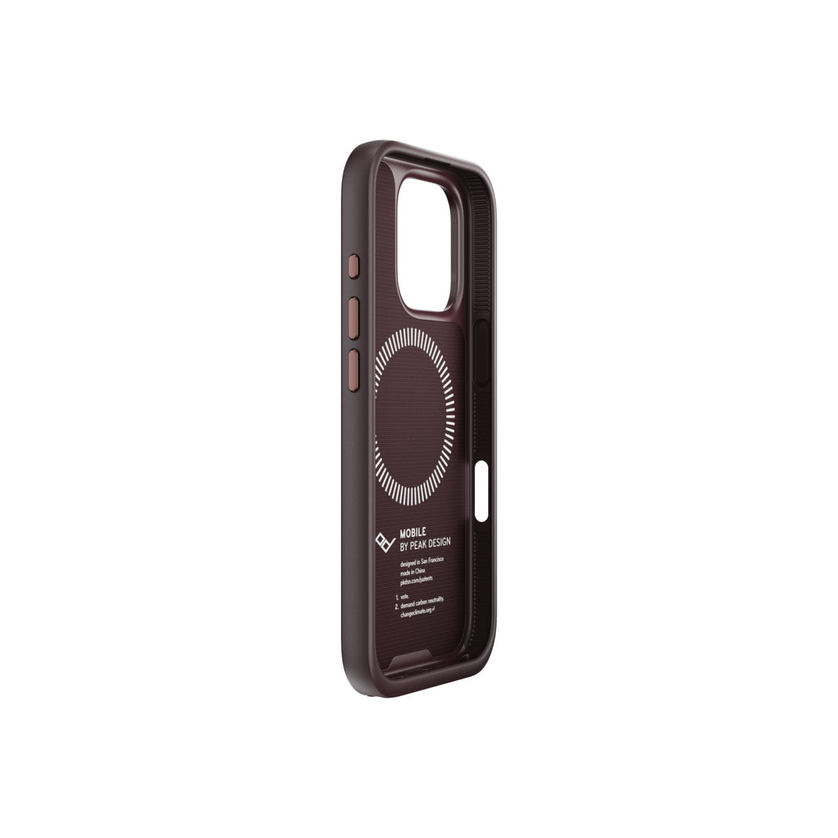 Kryt s pútkom pre iPhone 16 Pro Peak Design Mobile Everyday Loop Case - slivkovo modrý