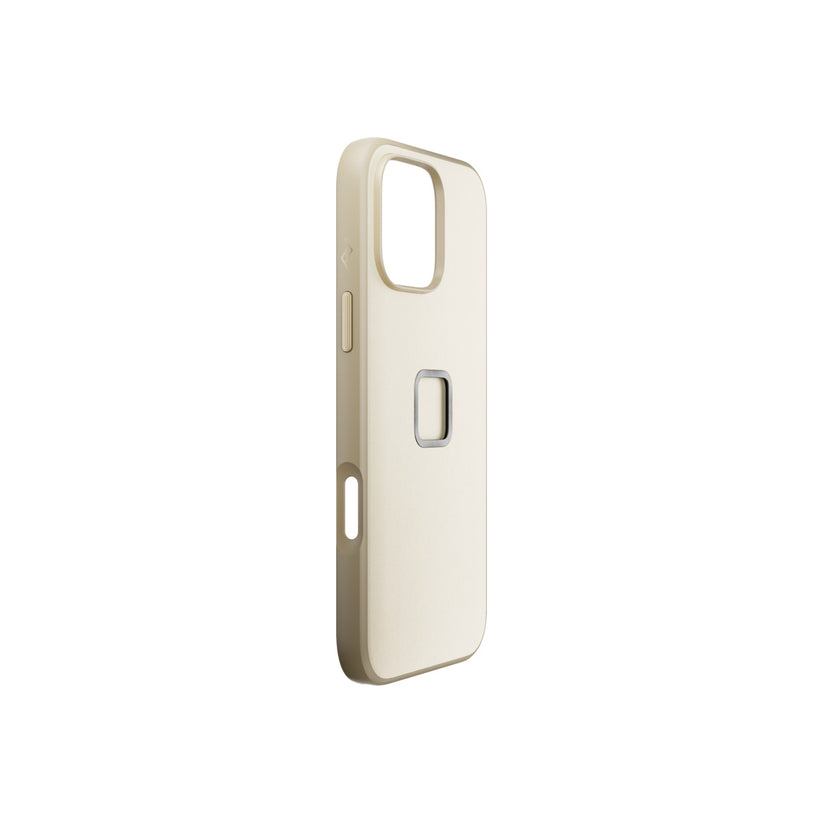Kryt pre iPhone 16 Pro Max Peak Design Mobile Everyday Clarino Case - svetlo béžový