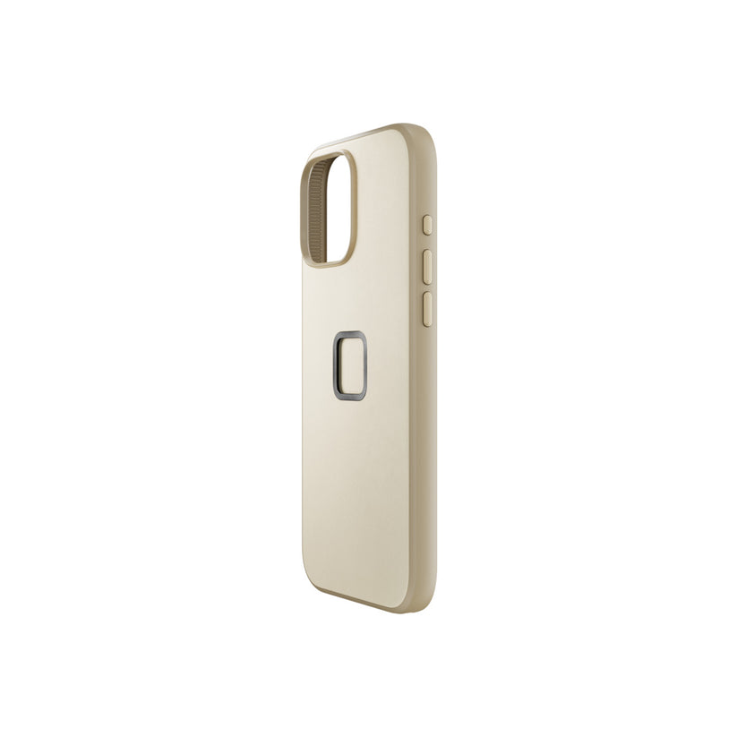 Kryt pre iPhone 16 Pro Max Peak Design Mobile Everyday Clarino Case - svetlo béžový