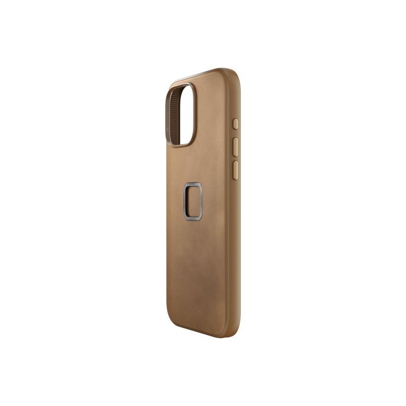 Kryt pre iPhone 16 Pro Max Peak Design Mobile Everyday Clarino Case - svetlo hnedý
