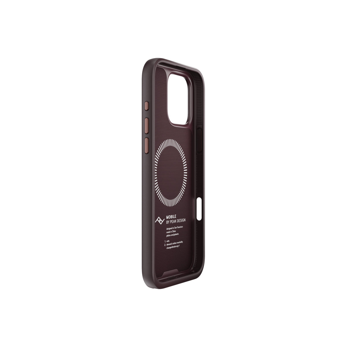Kryt pre iPhone 16 Pro Max Peak Design Mobile Everyday Fabric Case - slivkovo modrý