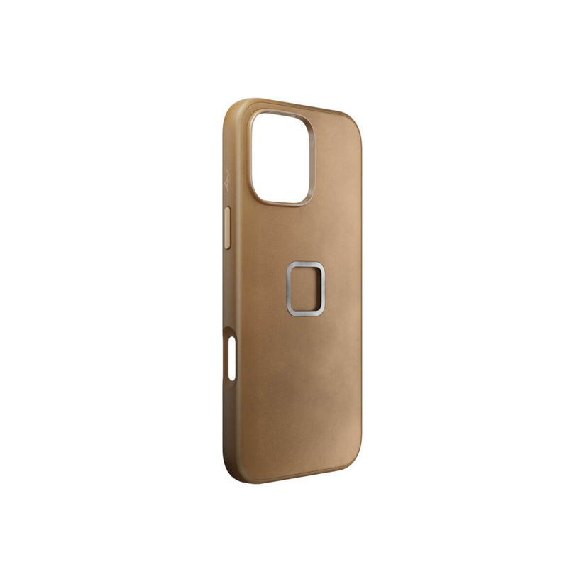Kryt pre iPhone 16 Pro Max Peak Design Mobile Everyday Clarino Case - svetlo hnedý