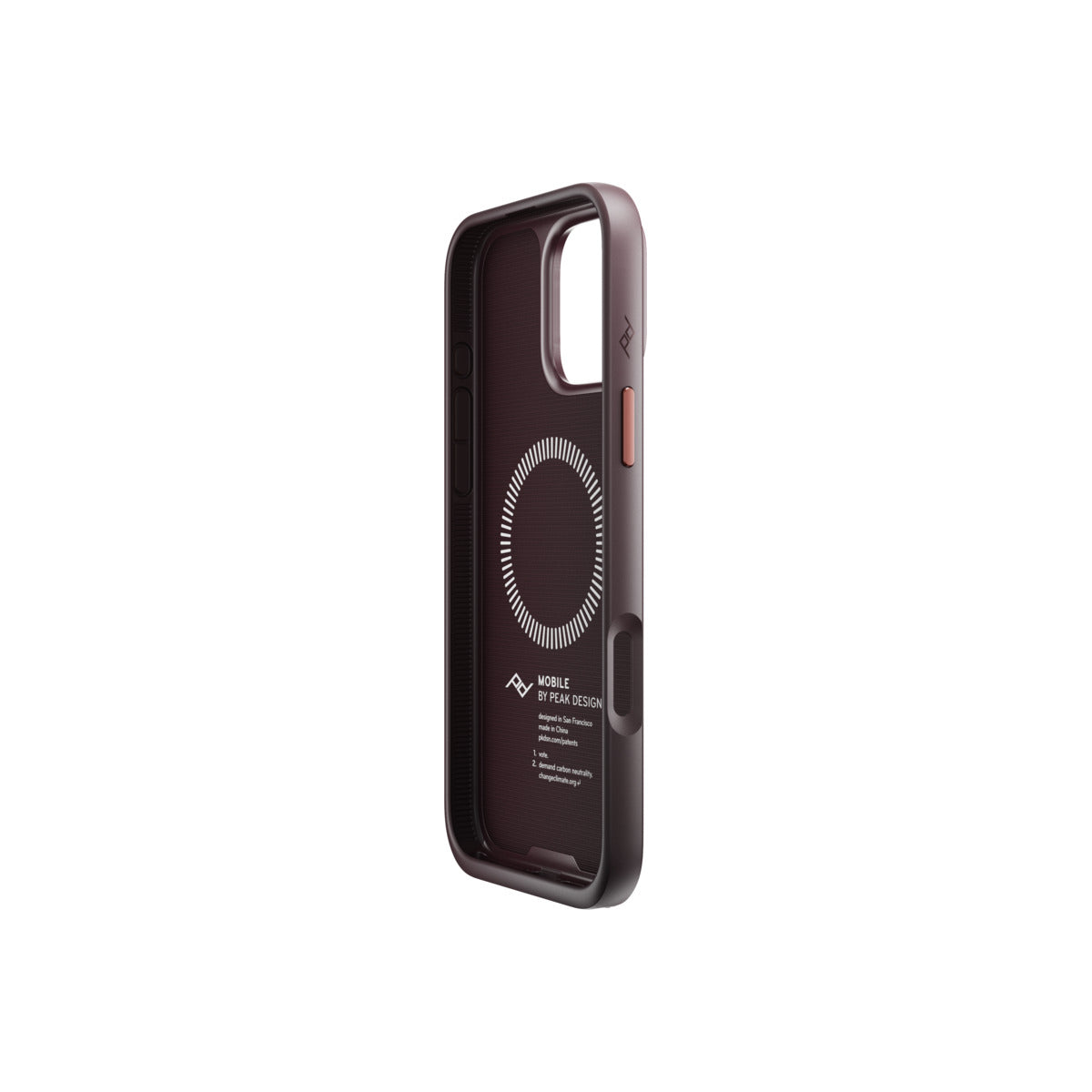 Kryt s pútkom pre iPhone 16 Pro Max Peak Design Mobile Everyday Loop Case - slivkovo modrý