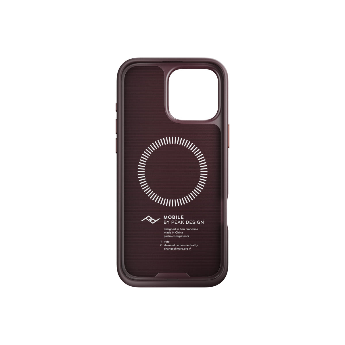 Kryt s pútkom pre iPhone 16 Pro Max Peak Design Mobile Everyday Loop Case - slivkovo modrý