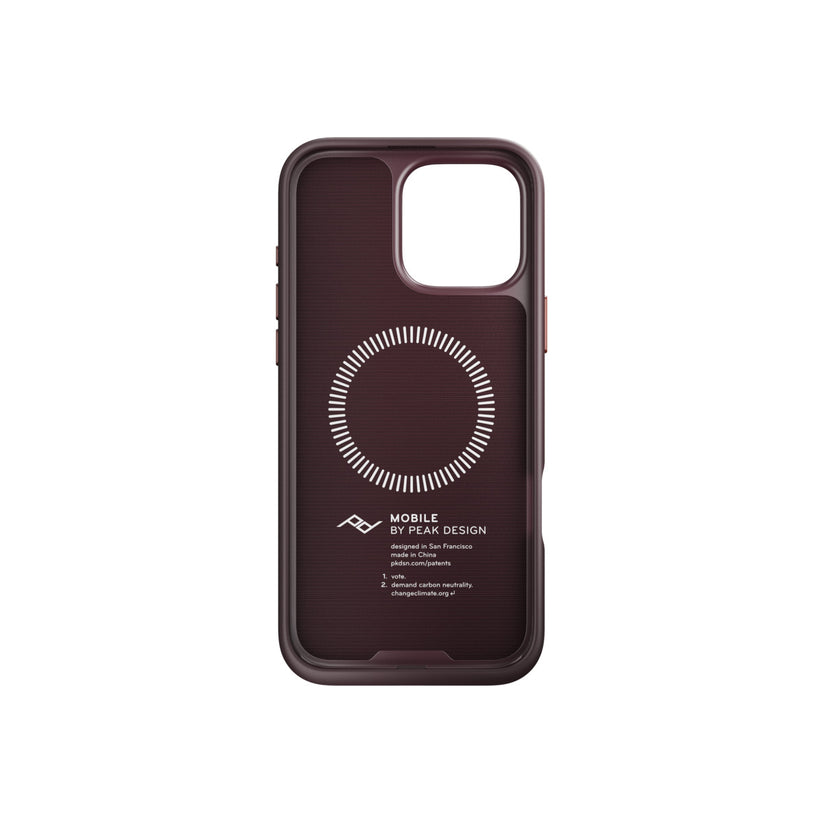 Kryt s pútkom pre iPhone 16 Pro Max Peak Design Mobile Everyday Loop Case - slivkovo modrý