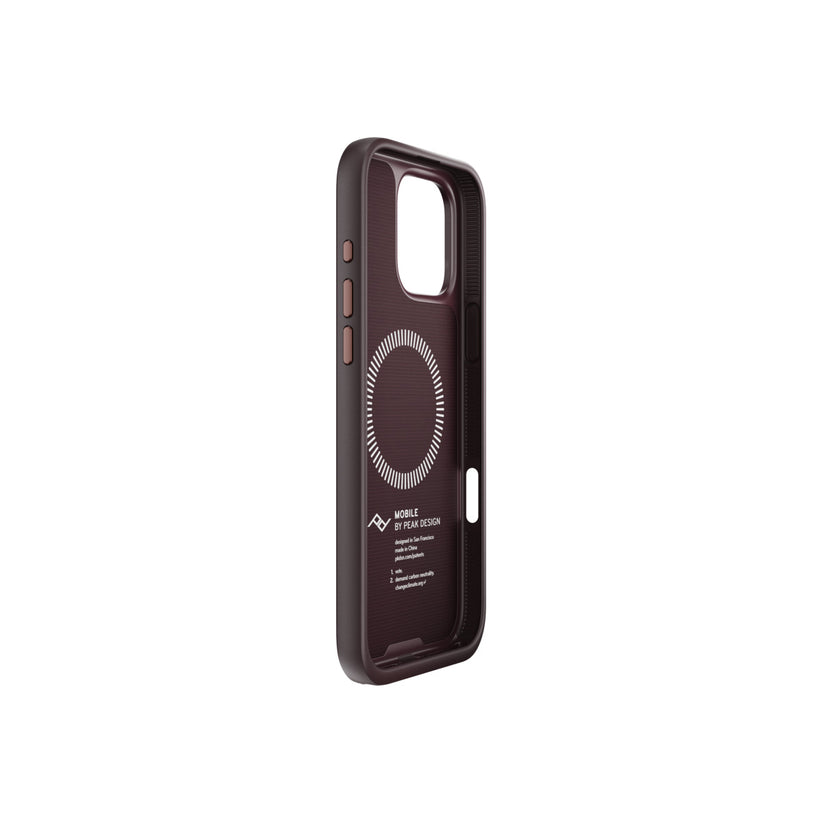 Kryt s pútkom pre iPhone 16 Pro Max Peak Design Mobile Everyday Loop Case - slivkovo modrý