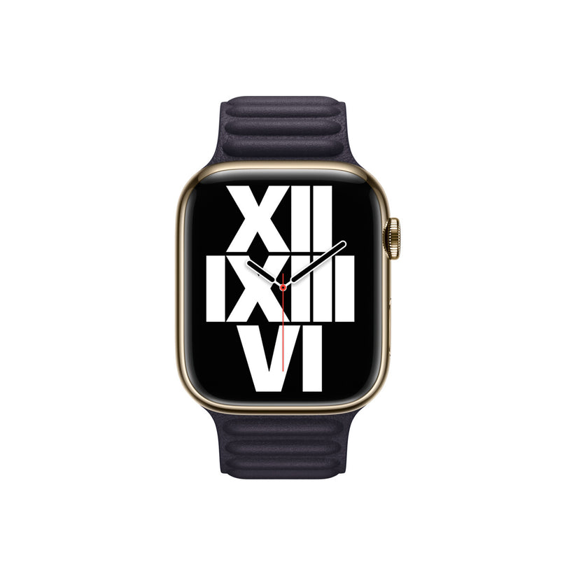 Apple 45mm Ink Leather Link - S/M