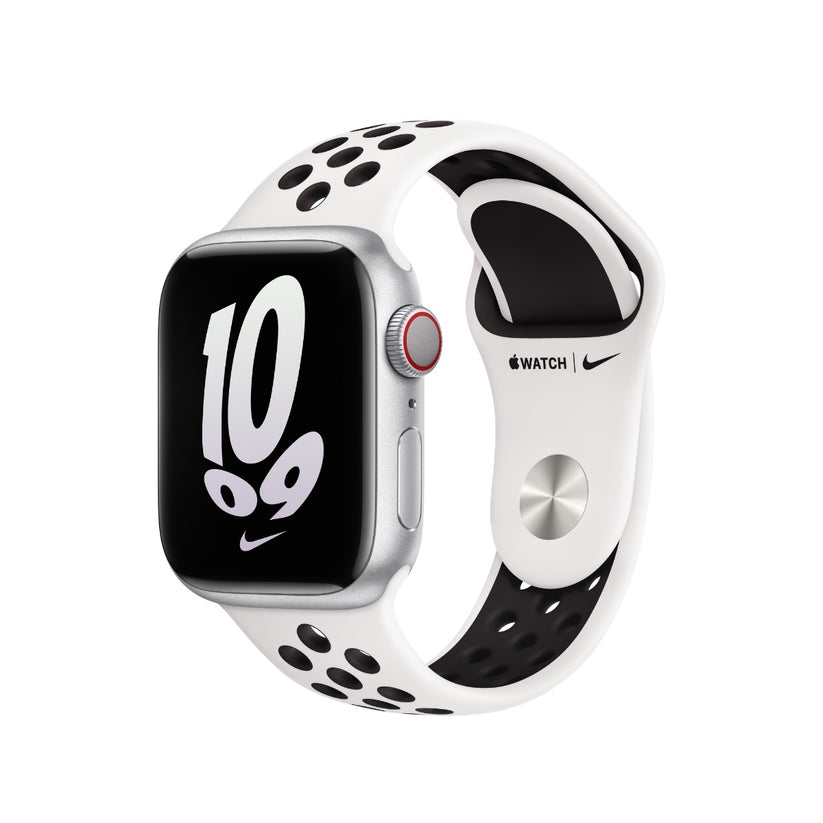 Apple 45mm Summit White/Black Nike Sport Band