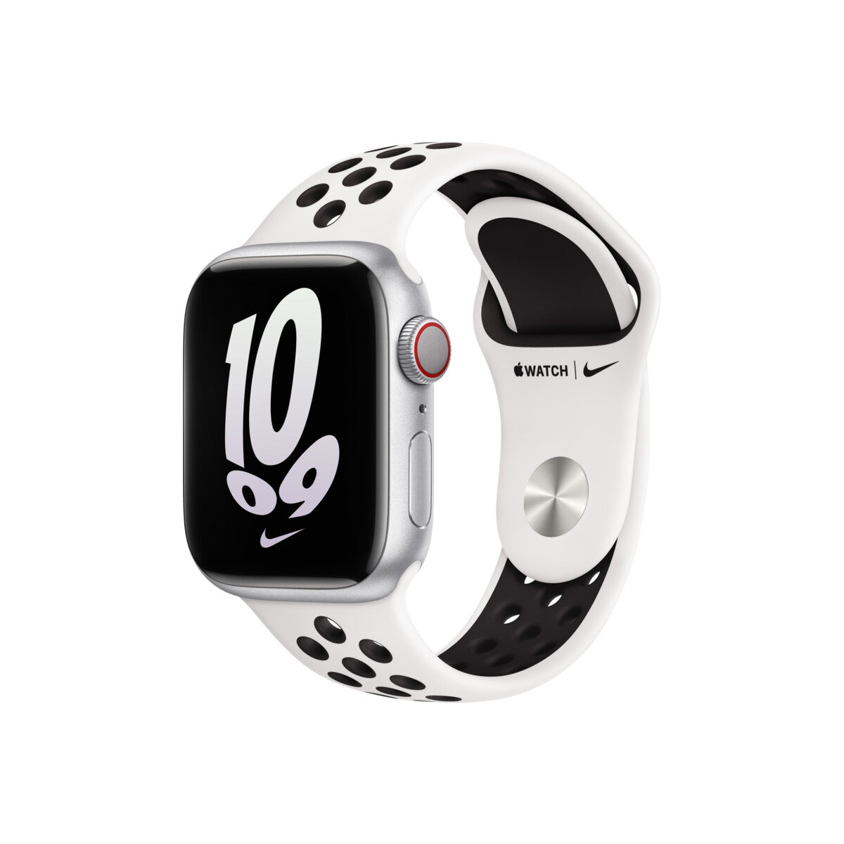 Apple 41mm Summit White/Black Nike Sport Band