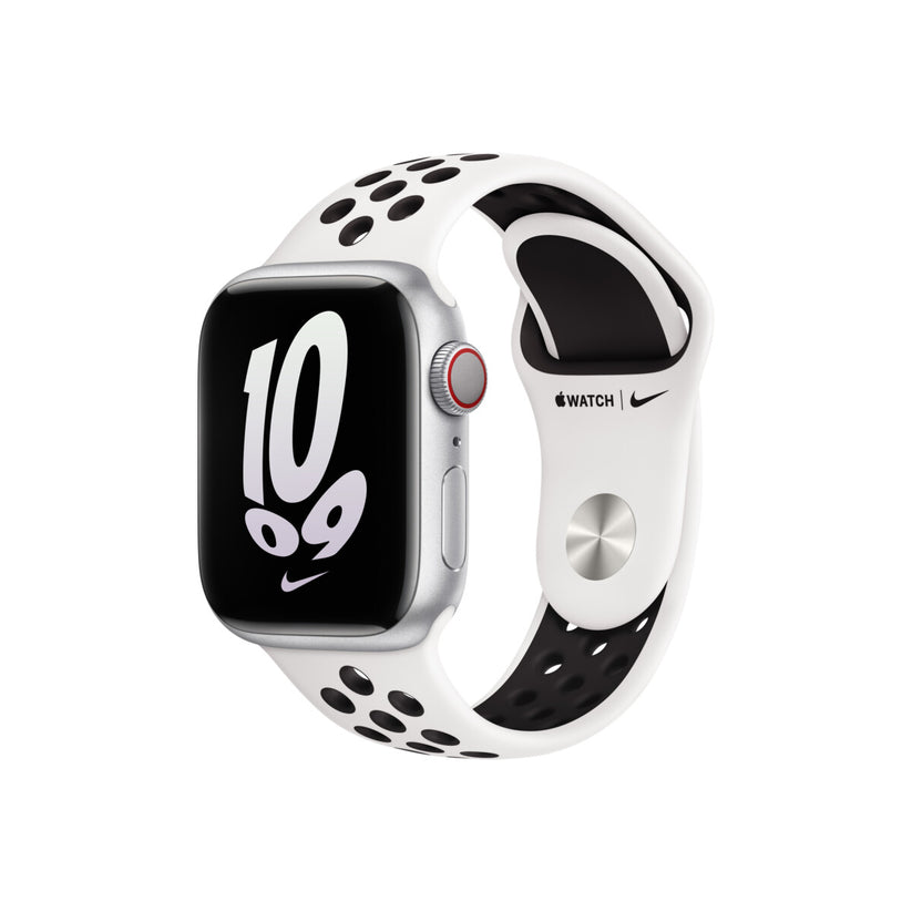 Apple 41mm Summit White/Black Nike Sport Band