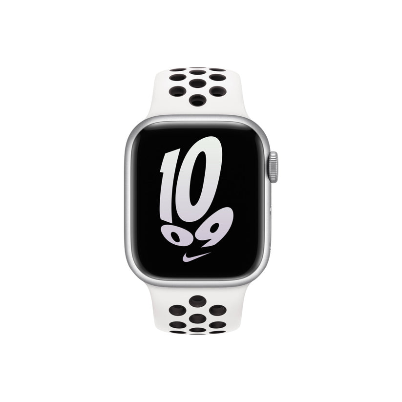 Apple 41mm Summit White/Black Nike Sport Band