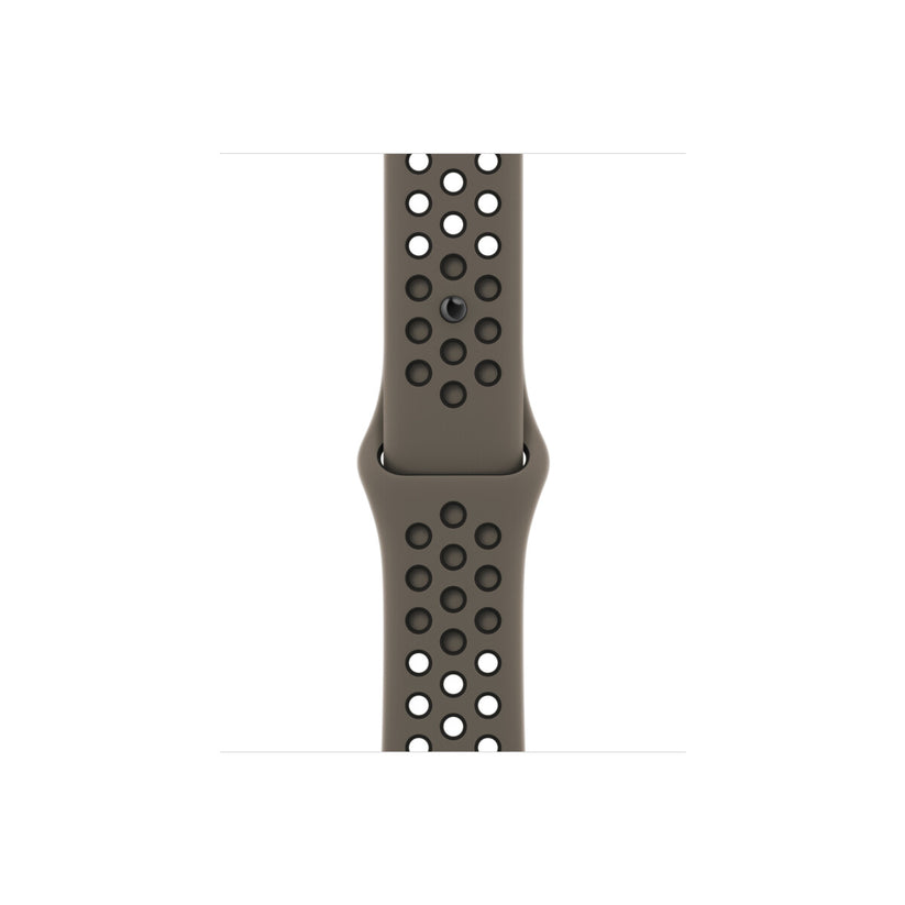 Apple Watch 41mm Nike Band: Olive Grey/Black Nike Sport Band
