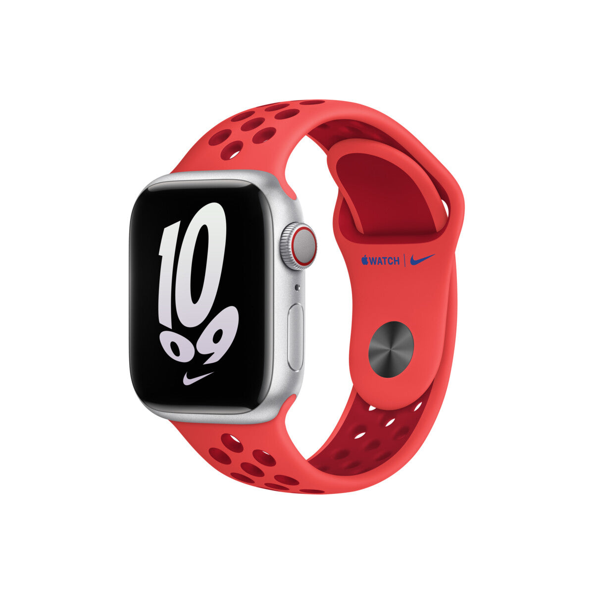 Apple 41mm Bright Crimson/Gym Red Nike Sport Band