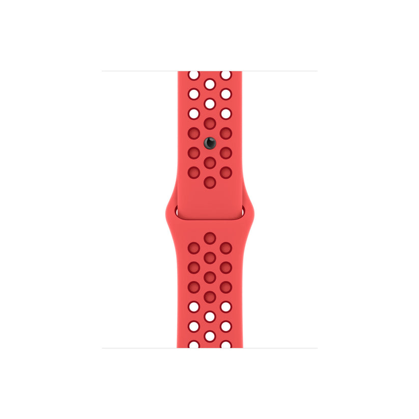 Apple 41mm Bright Crimson/Gym Red Nike Sport Band