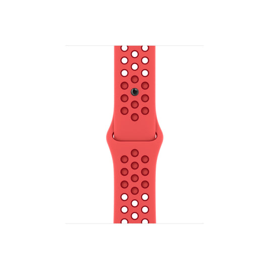 Apple 41mm Bright Crimson/Gym Red Nike Sport Band
