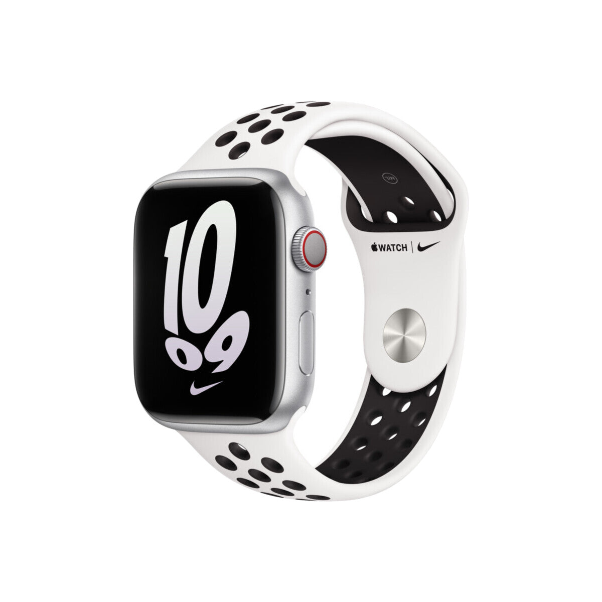 Apple 45mm Summit White/Black Nike Sport Band
