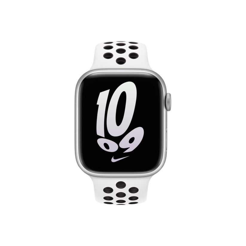 Apple 45mm Summit White/Black Nike Sport Band